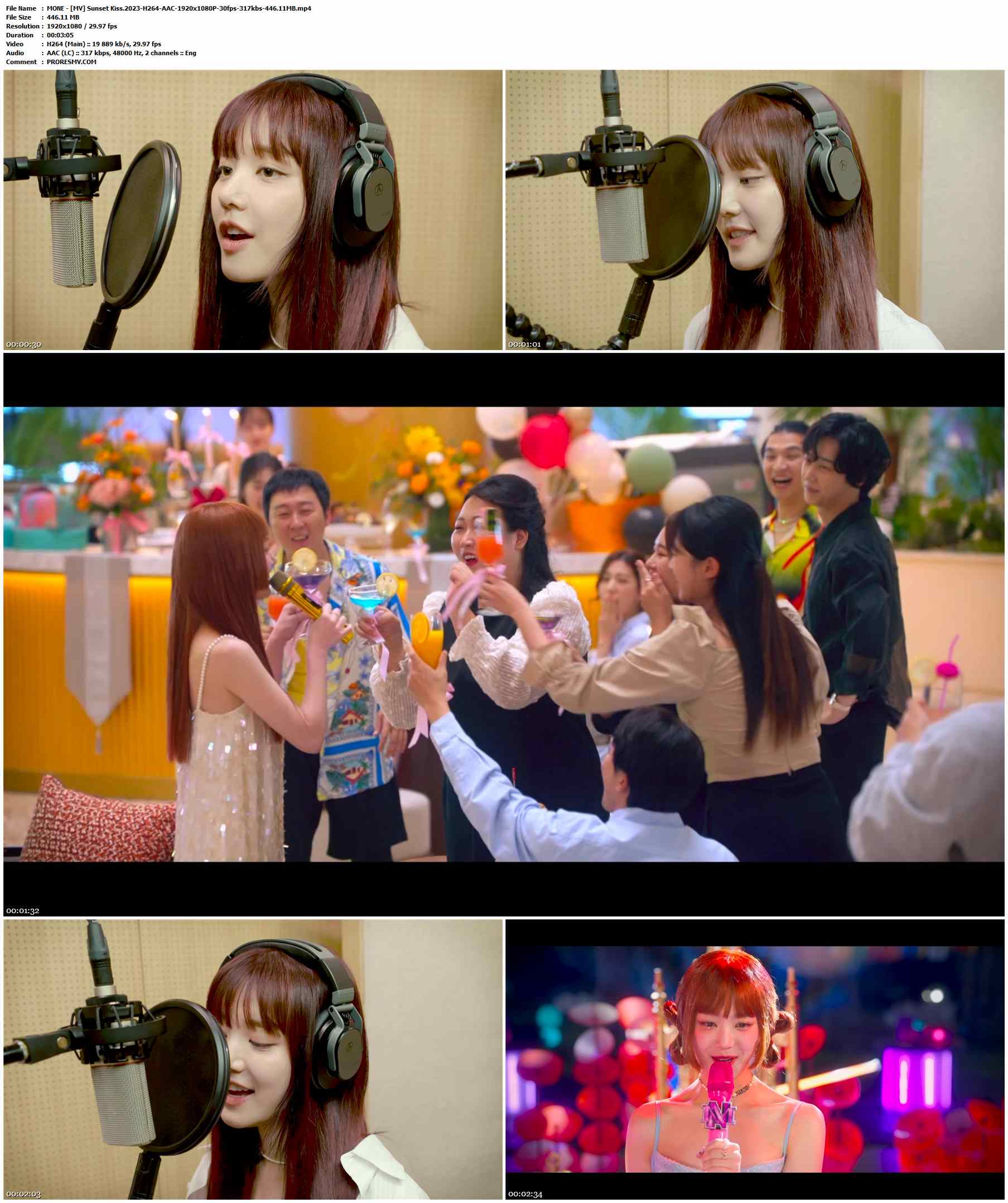 MONE - Sunset Kiss.2023-H264-AAC-1920x1080P-30fps-317kbs-446.11MB官方MV_高清MV